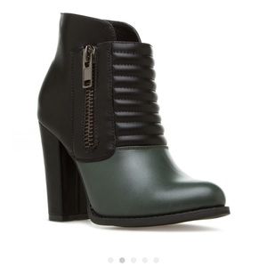 Beau+Ashe Stoosh Ankle Boots with Stack Heel